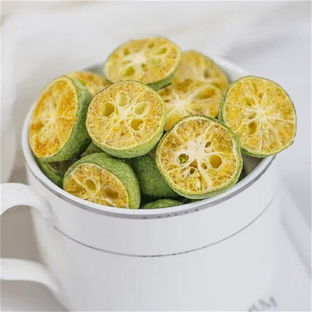Freeze Dried Green Kumquat 500g Natural Sweet Sour Snack Healthy Citrus Main image