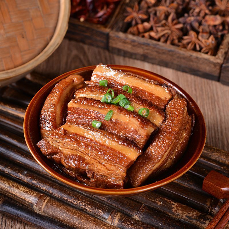 Braised Pork Belly Dongpo Pork Mei Cai Kou Rou Canned Ready-to-Eat 4 x 397g Secondary image
