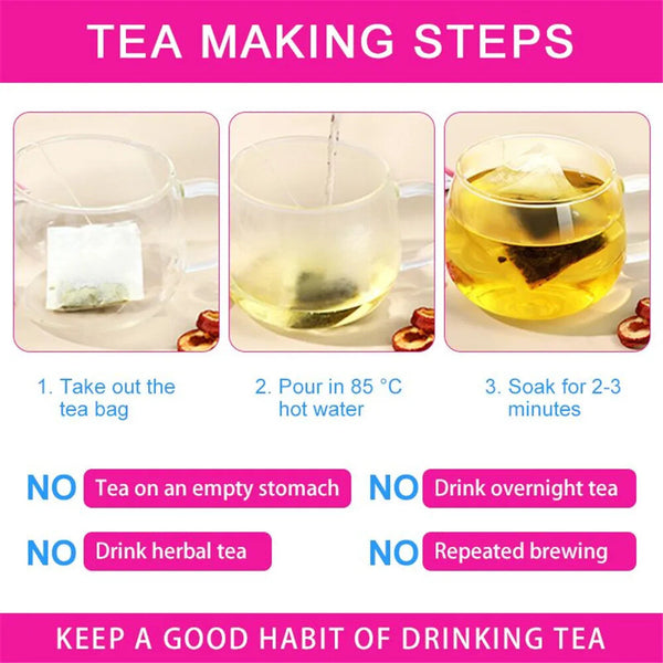 All Natural 28 Days Breast Enlargement Firming Tea Breast EnhancementHerbal Tea