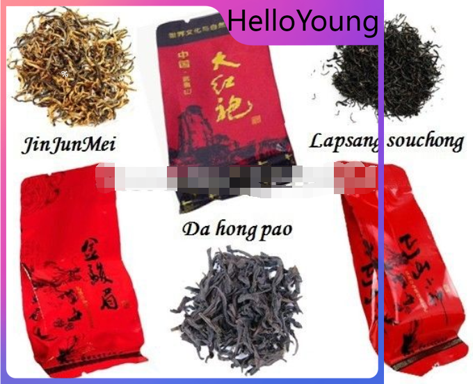 12 Bags 3Kinds of Flavors Tea Jinjunmei Lapsang Souchong Dahongpao Tea Black Tea Main image