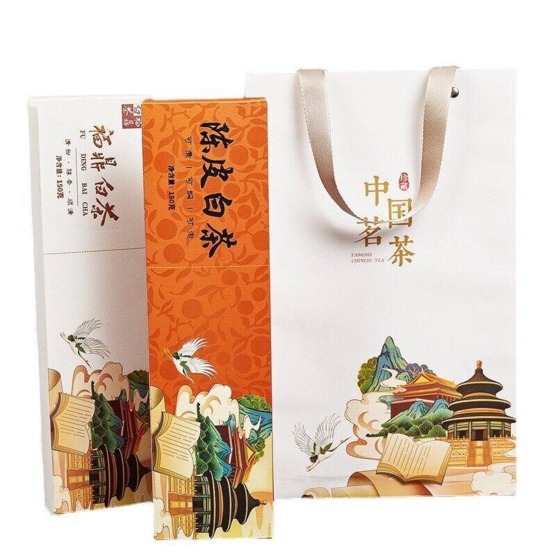 Fuding White Tea Small Square Piece Old Shoumei Gongmei Chenpi White Tea Main image