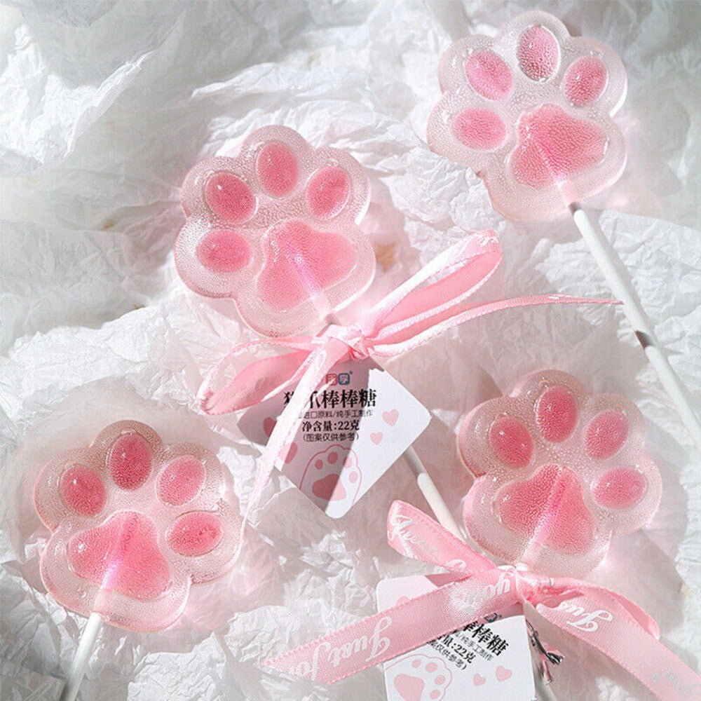 Crystal Cat Paw Sugar Free Lollipops Sweet Candy Snack Main image