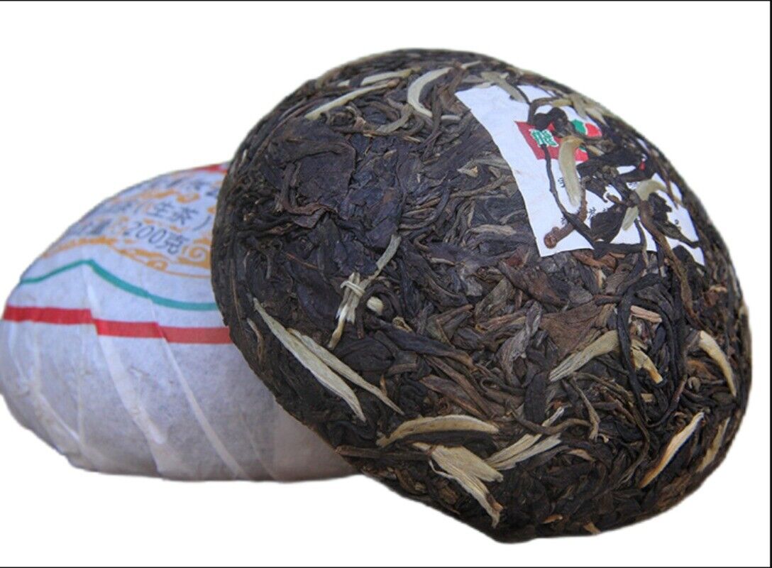 200g Premium Puerh Cha Tea Aged Puerh Tea Golden Bud Tuocha Healthy Drinks