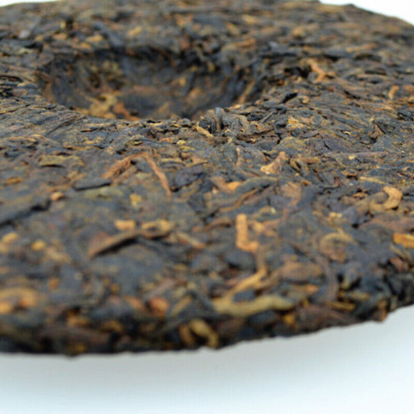 Gift Tea Premium Puerh Cooked Tea Cake 357g Menghai Big Tree Organic Black Tea