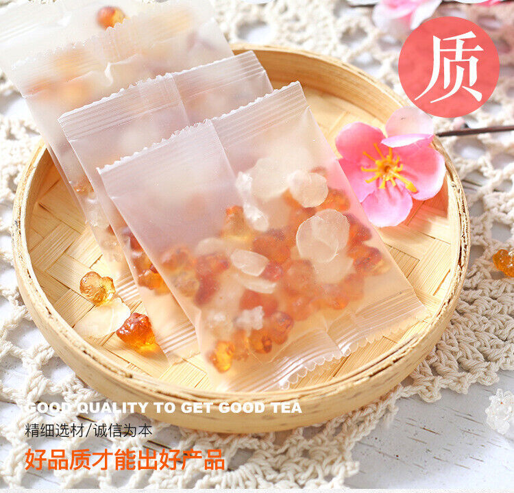 15g*10 small packaging boxes peach gum soap horn rice snow swallow combination