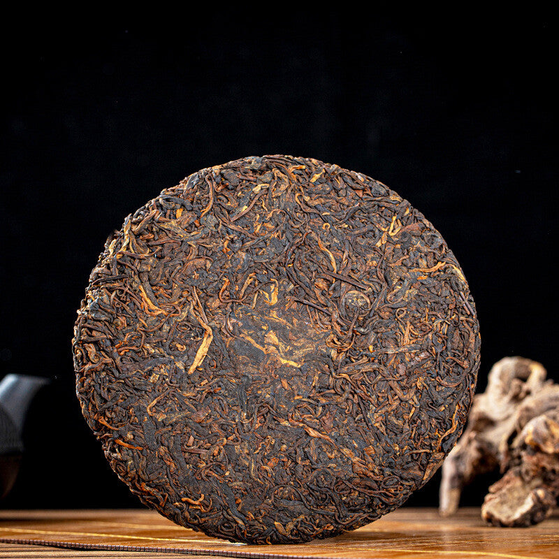 357g Aged Ancient Tree Pu'er Tea Ripe Tea Mengku Iceland Palace Qizi Cake Tea