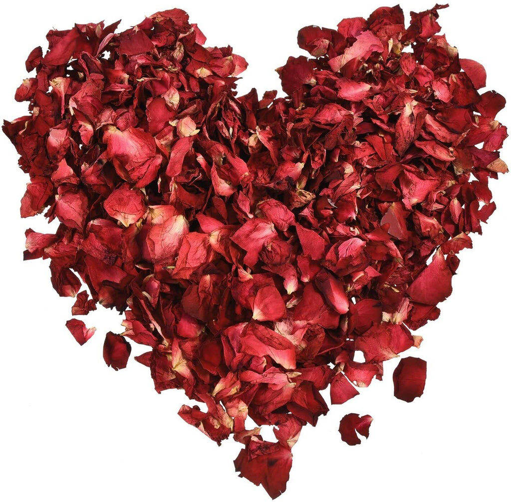 Natural Dried Red Rose Petals Flower Rose Petal Bath Wedding Rose Petals 500g