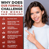 DHT Blocker Capsules Biotin 5000 MCG Hair Care 60 Capsules 30days Supply