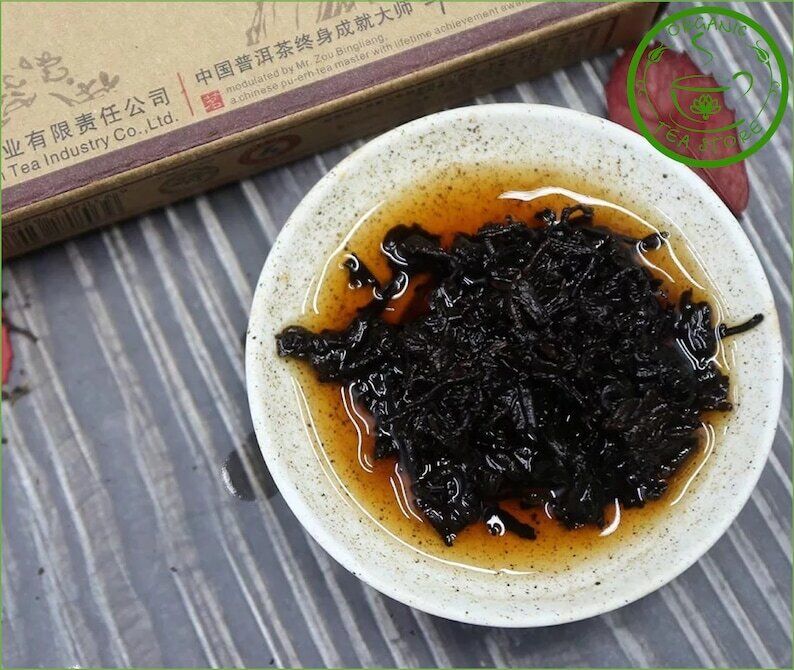 Chinese Puerh Tea Pur-erh  Brick 250g Chinese Tea Ripe Puer Puerh