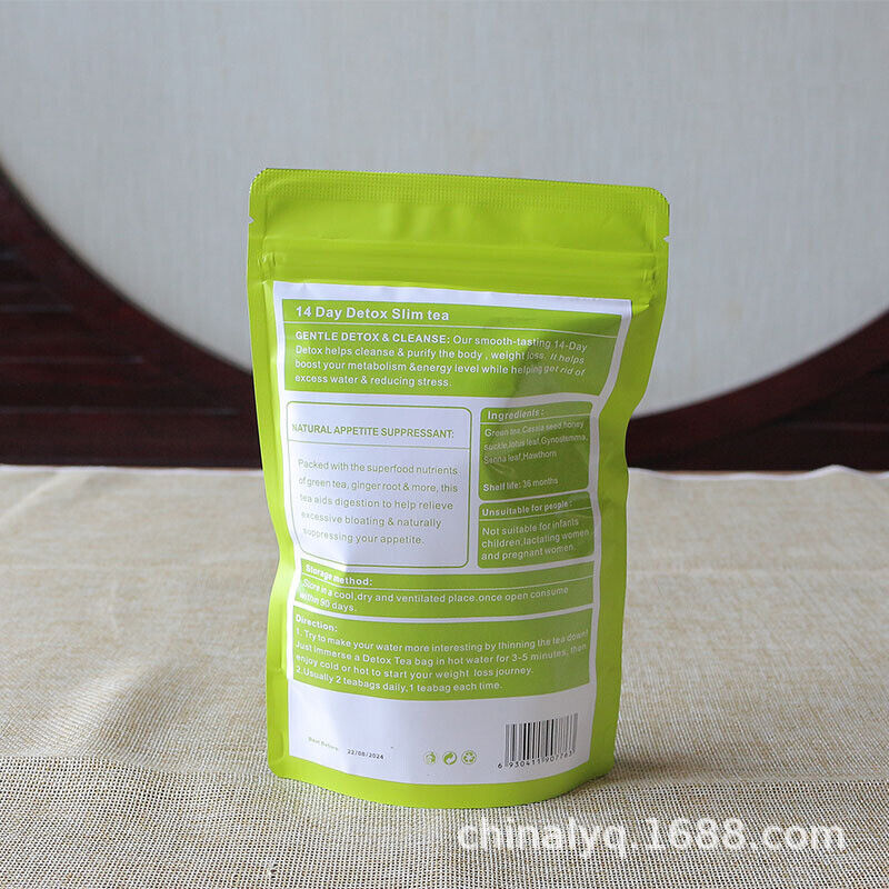 14 Days Detox Natural Slim Tea Weight Loss Herbal Tea 3g*14 Bags Secondary image