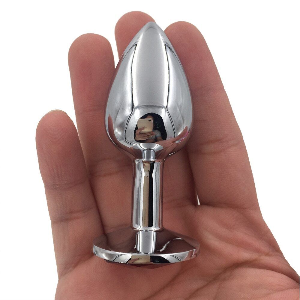 Anal Plug Sex Toys Stainless Smooth Steel Butt Plug Tail Adults Sex butt plugs