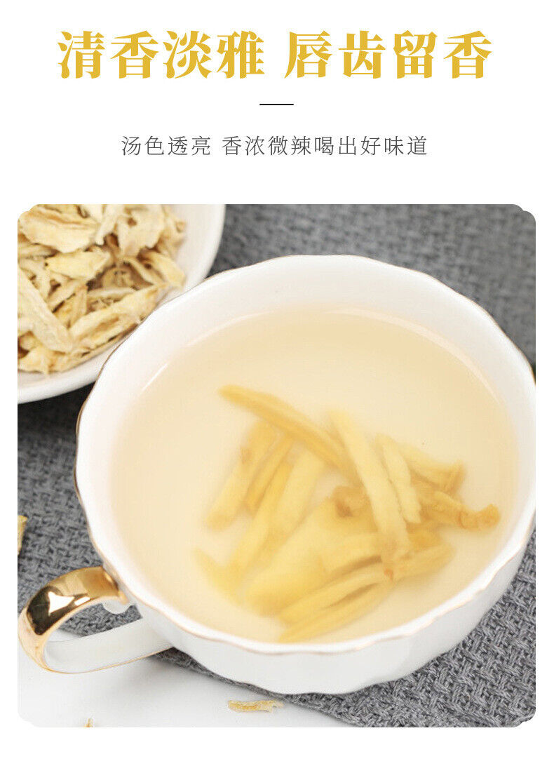 Premium Dried Ginger Strips 100g Canned Yunnan Yellow Ginger for Winter Tea