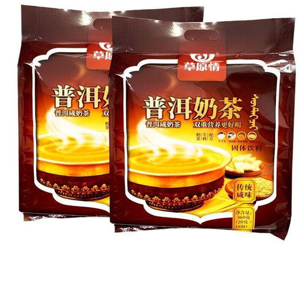 360g Grassland Love Pu'er Milk Tea  Inner Mongolia Milk Tea Powder