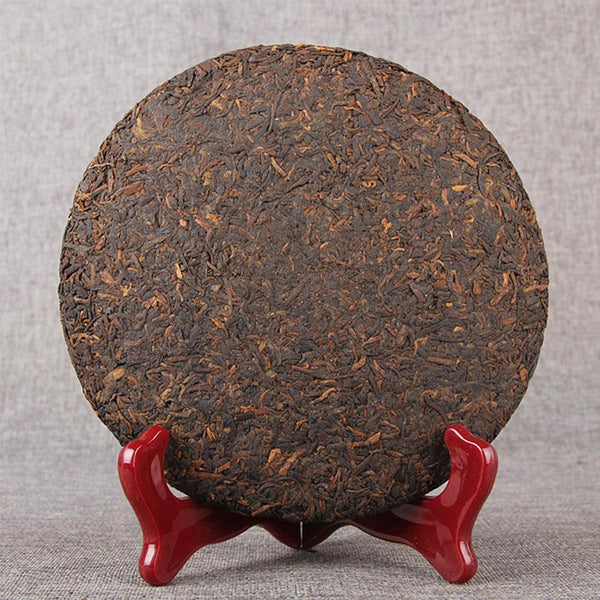 357g Old Tree Ripe Puer Tea ,2015 Year Yunnan Lao Ban Zhang Ancient Shu Puer Tea