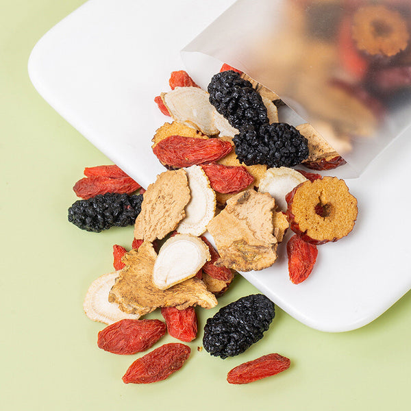 Jujube Maca Mulberry Blend Ginseng Five Treasures Tea