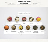 Handmade OEM Gift Package Dried Flower Black Tea Ball
