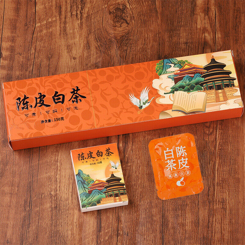 Fuding White Tea Small Square Piece Old Shoumei Gongmei Chenpi White Tea