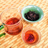 2020 Golden Buds Menghai Ancient Tree Qizi Shu Puerh Tea Cake,Ripe Puer Tea 357g