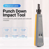 Punch Down Impact Tool Network Punch Tool with Two Blade Convenient