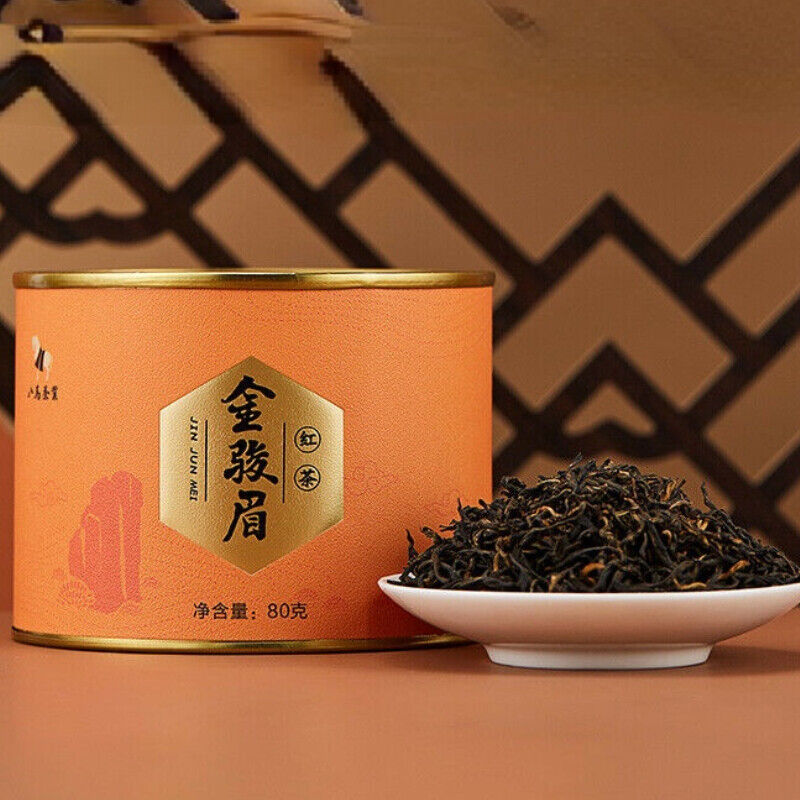 Certified Jinjunmei Hong Cha Black Tea Natural Healthy Tea 八马茶叶 金骏眉红茶 武夷山特级金骏眉 Main image