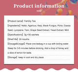 Female Fertility Fibroid Tea Herbal Teabag Factory Womb Detox Tea