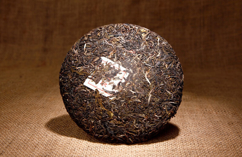 Jishun Hao Strength Pai Pu'er Tea 330g Yunnan Qizi Tea Cake Pu'er Raw Tea Cake