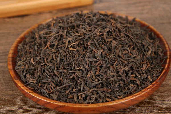 500G Yunnan Pu'er Tea Menghai Old Tree Golden Buds Grade 1 Loose Tea Ripe Tea