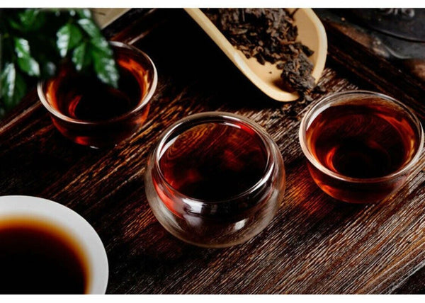 Tong Qing Hao Pu-erh Tea Cake Yiwu Mt. Old Tea Ripe Puer Cooked 357g/12.59oz