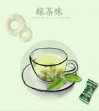 Tea Flavored Candy Circles Black Green Oolong Delicious Snack