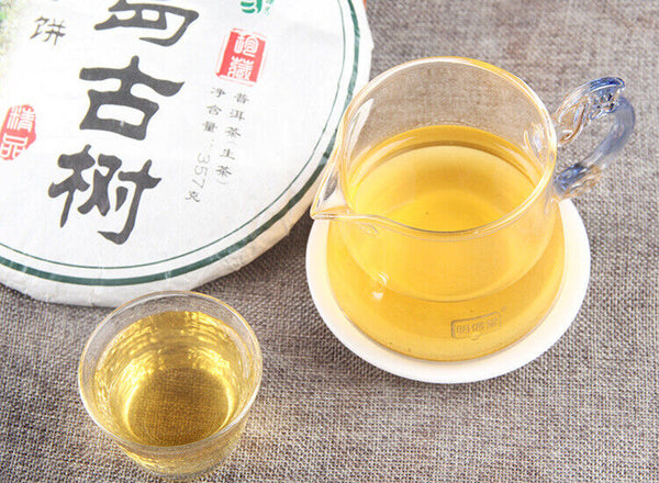Pu'er Raw Tea Iceland Ancient Tree 357g Yunnan Tea Cake 普洱茶生茶 冰岛普洱古树 357g 云南饼茶