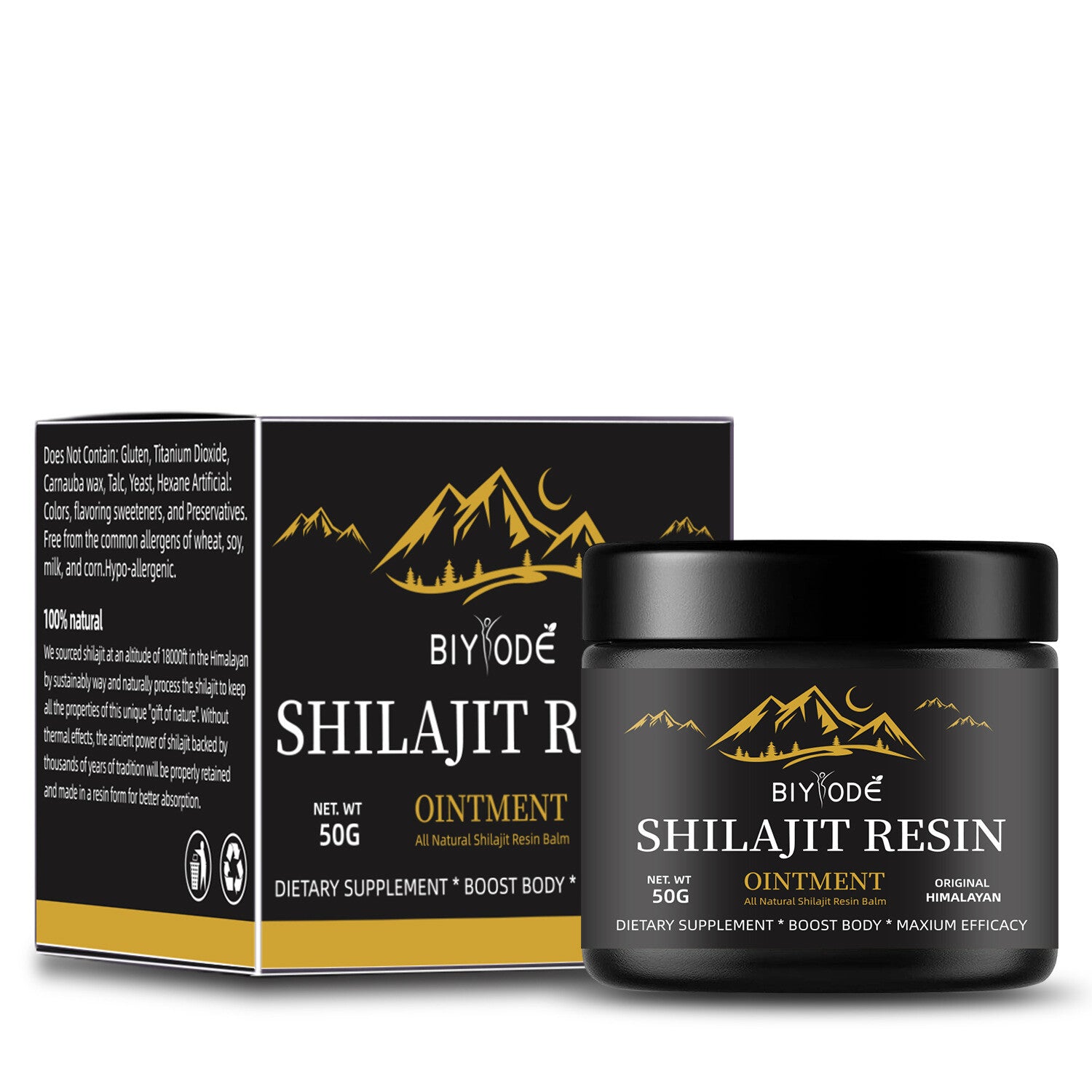 Stock Shilajit Resin Shilajit Resin 50g Shilajit Resin Paste Main image