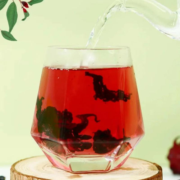 50g per Can - Comprising Dried Roselle and Rose Hips Luo Shen Hua Tea