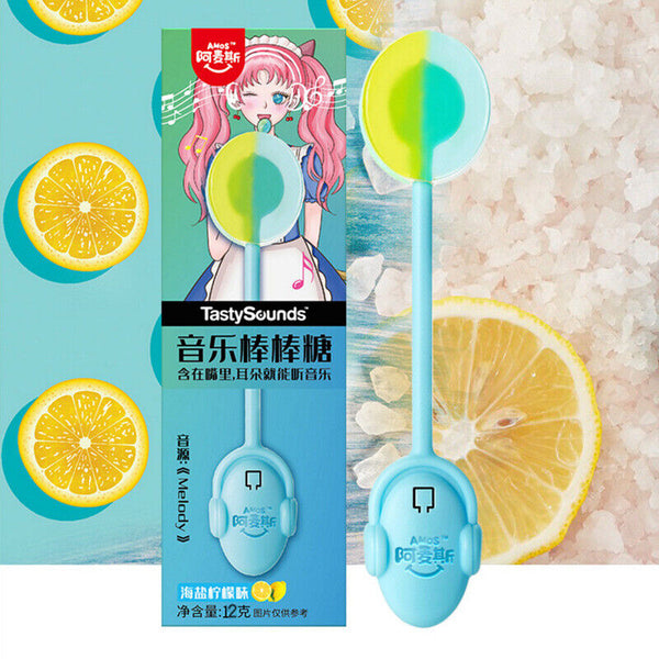 Music Lollipop Peach Flavor Singing Lollipop 会唱歌的传声棒棒糖