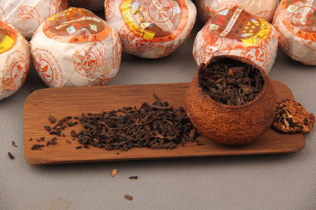 Pu-erh Tea Ripe Tea Citrus Pu-erh Tea Aged Orange Pu Tea Orange Pu Date Aroma