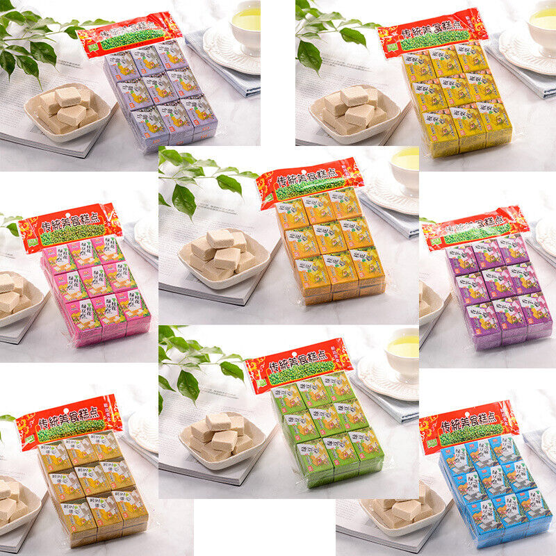 Traditional Green Bean Cake Nostalgic Snack Loved by Girls 80s 90s Childhood