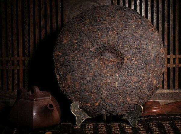 Aged Ripe Pu-erh Tea Cake 357g Vintage Yunnan Fermented Dark Tea Rich Flavor
