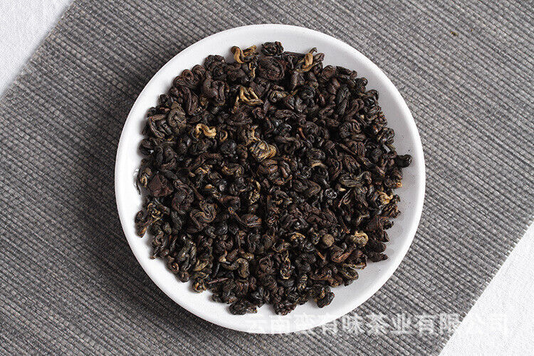 500g Black Tea Yunnan Fengqing Dian Hong Kung Fu Black Tea Two Leaves Red Conch