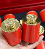 Yunnan Puerh Ripe Tea Small Tin Gift Set Glutinous Rice Fragrance 500g