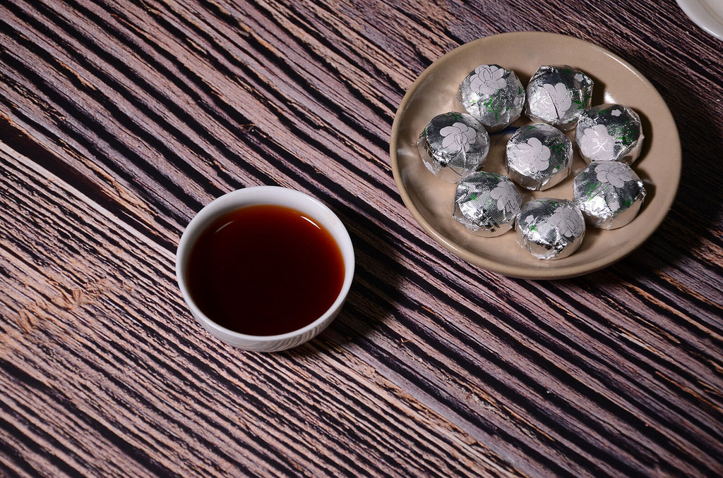 Yunnan Small Tuo Tea Jasmine Mini Small Tuo Tea Puerh  Ripe Tea 500g