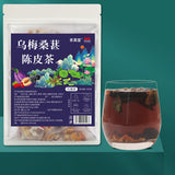 Plum Mulberry and Orange Peel Tea for Summer Cold Brew with Natural Ingredients