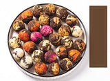 10Pcs Handmade Mix Dried Flower Fermented Cooked Puerh Tea Ball Blooming Tea