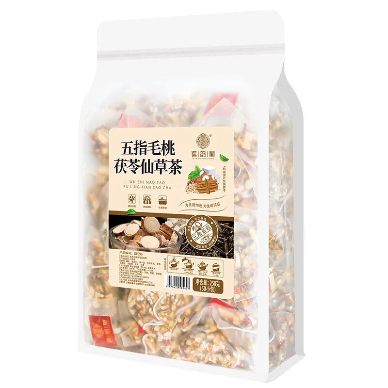 Five Finger Peach Poria Cocos Xiancao Tea Herbal Tea 250g Main image