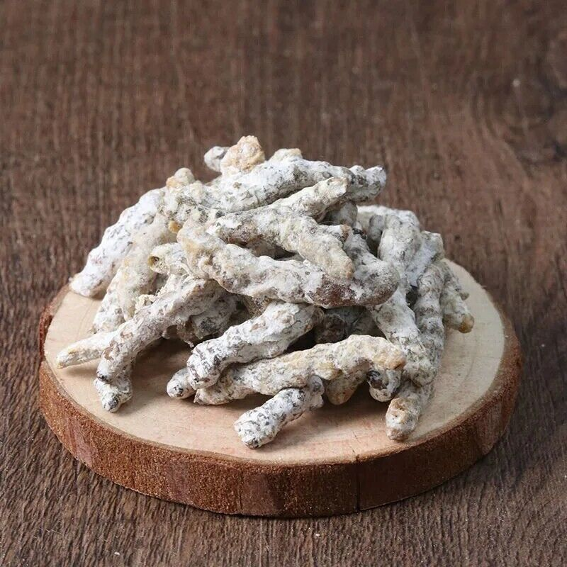 250gBai Jiang Can 白僵蚕, Bombyx Batryticatus, Silkworm Larva, Bombyx Mori 僵蚕天虫僵虫 Secondary image