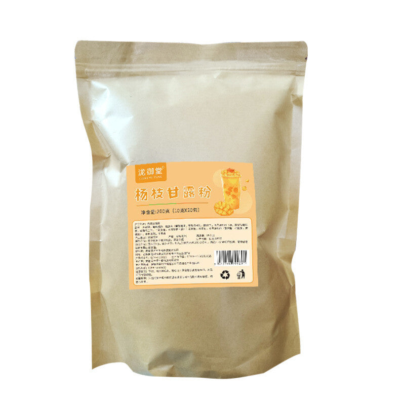 Popular beverage mango grapefruit Sago, instant mixed beverage in milk tea shops