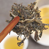 Natürlicher Bambus Korb Pu-erh Grüner Tee Top 500g Antiker Raw Pu'er Tee Kuchen