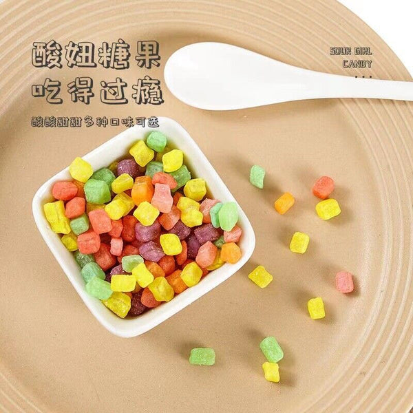 Sour Fruit Gummies Nostalgic Childhood Snack 8090s Sweet Treat