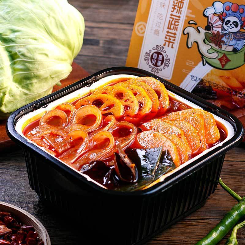 Chunlin Self Heating Hot Pot Beef Tripe Vegetables Fish Balls Fast Hot Pot 400g Secondary image