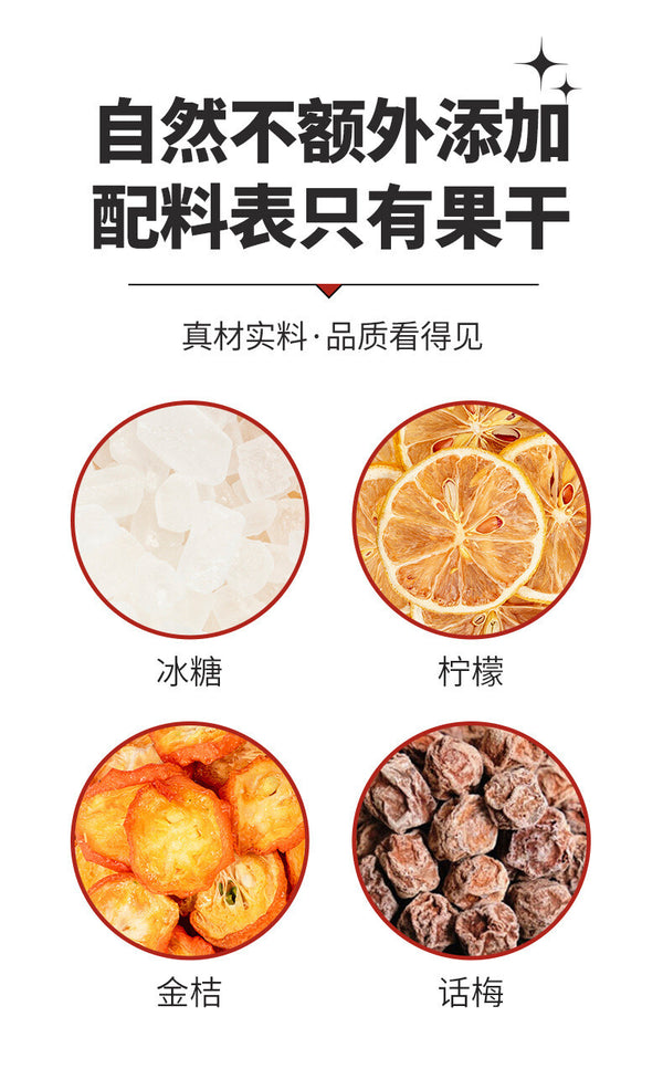 Summer Iced Fruit Tea Blend (Freeze-Dried) Preserved Plum & Citrus Tea