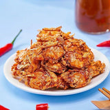 即食香辣小海蟹海鲜小吃甜辣香脆小螃蟹 Instant Spicy Small Sea Crab Seafood Snack Ready to Eat