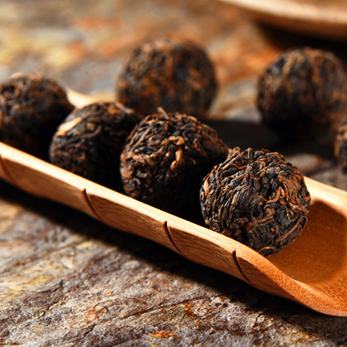 Yunnan Mini Puerh Tuo Cha 100g Premium Cooked Dragon Ball Black
